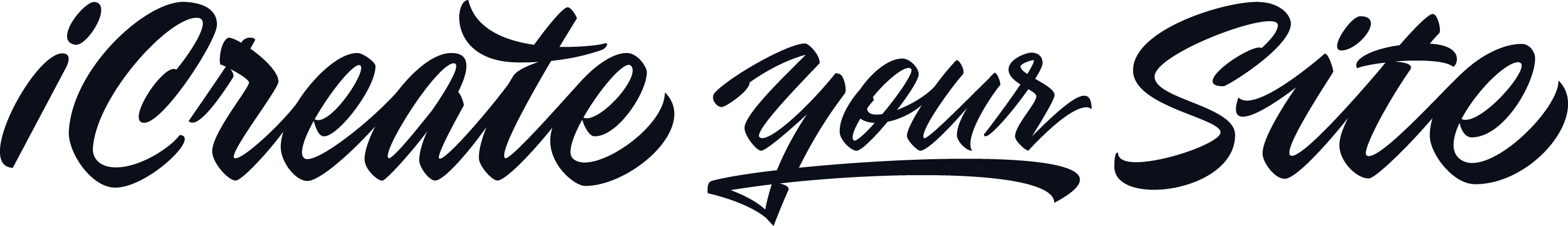 iCreate Your Site wordmark in black