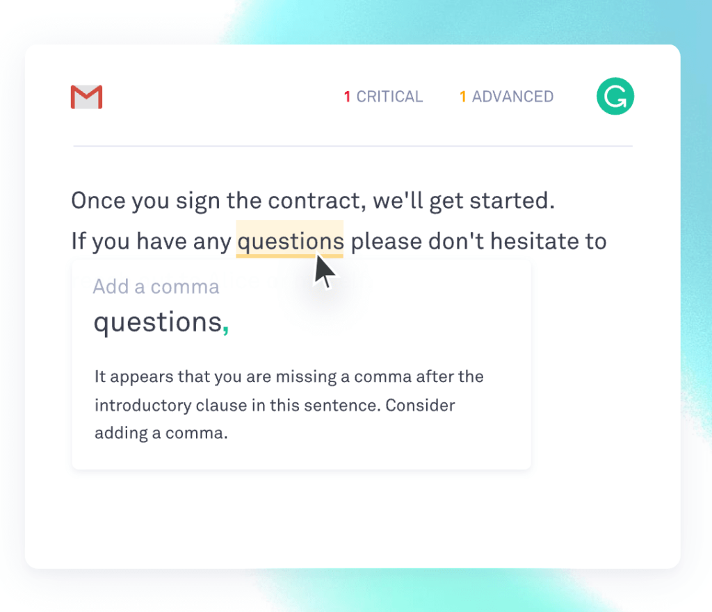 using grammarly for emails