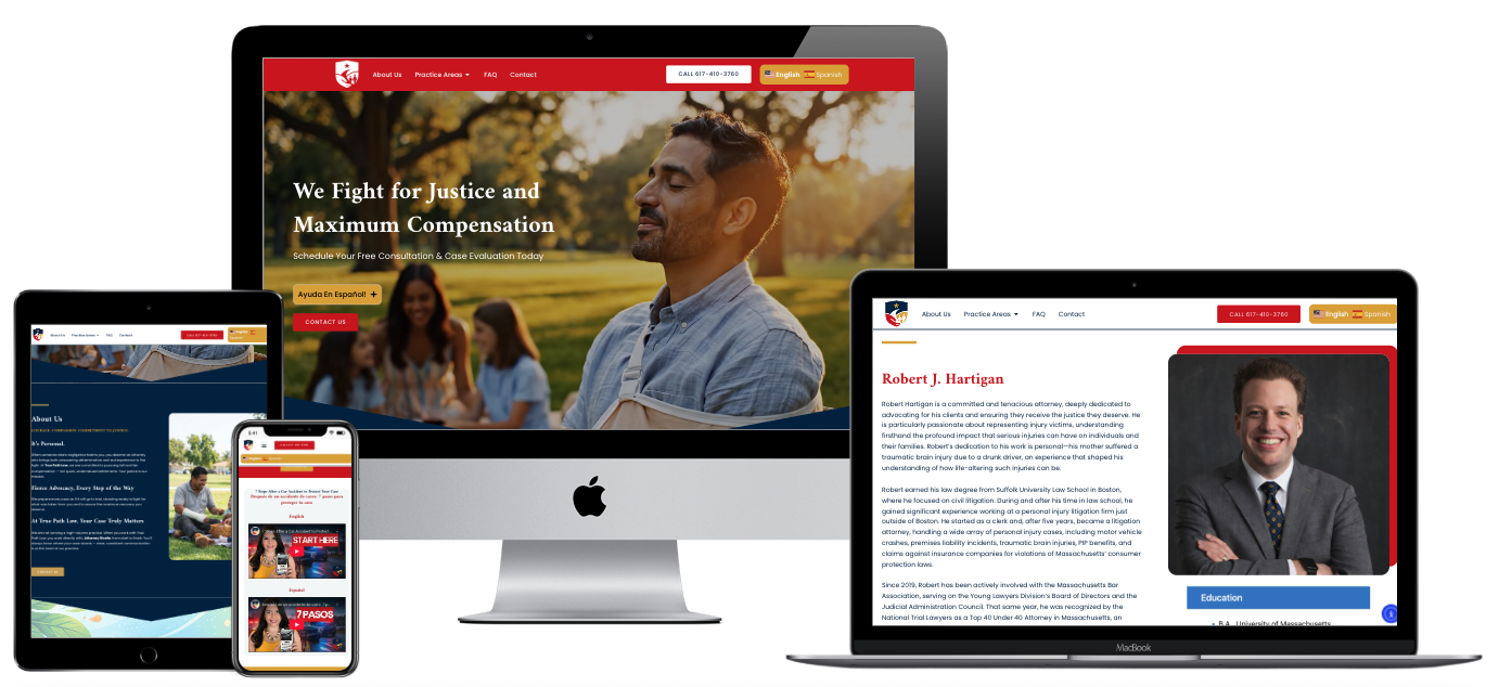 True Path Law website preview
